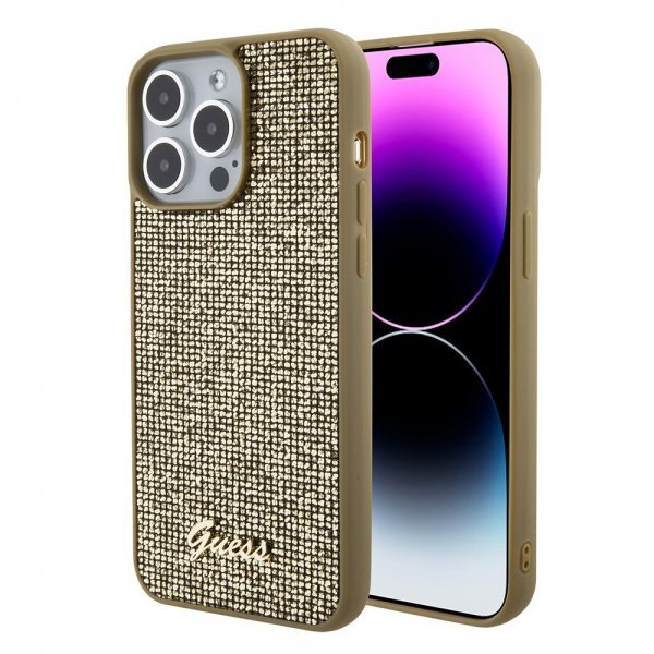 Guess iPhone 15 Pro Max Deksel Square Mirror Gull