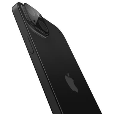 Spigen iPhone 14/15/iPhone 14/15 Plus Linsebeskyttelse Glas.tR Optik Svart 2-pakning