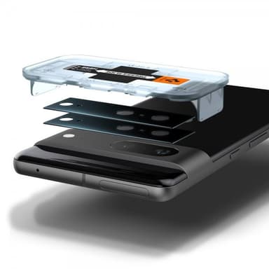Spigen Google Pixel 7 Linsebeskyttelse Glas.tR Optik 2-pakning