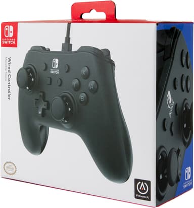 PowerA Nintendo Switch USB kablet kontroller (sort)