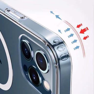 INF Magnetisk beskyttelsesveske støtter MagSafe iPhone 15