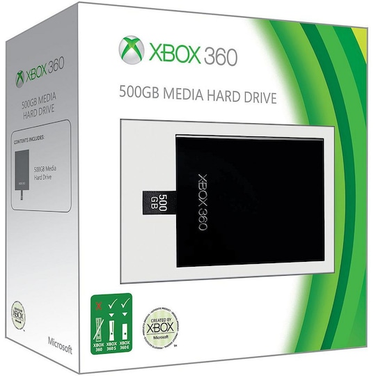 500 GB harddisk til Xbox 360 S/E