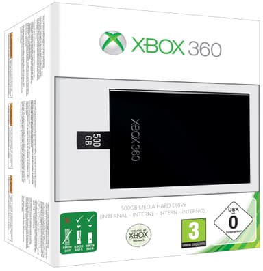 500 GB harddisk til Xbox 360 S/E