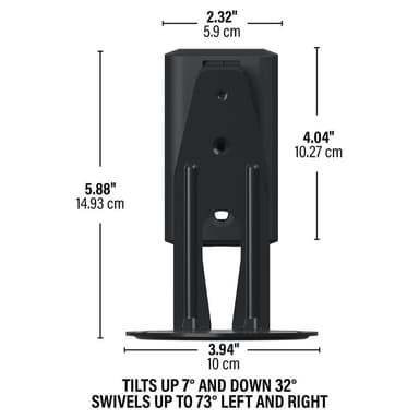 SANUS Veggfeste for Sonos Era 100™ Svart