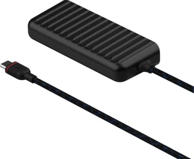 Unisynk USB-C til 4x USB-A mini hub (sort)