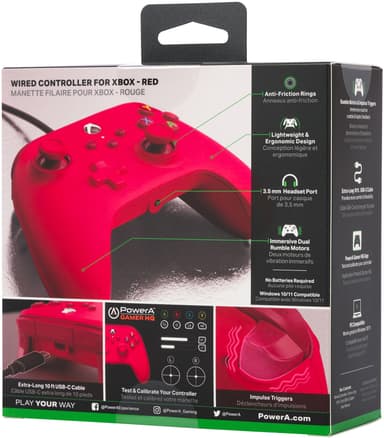 PowerA Xbox USB-C kablet kontroller (rød)