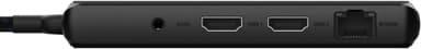Unisynk 9 port 4K 100W USB-C dokkingstasjon (sort)