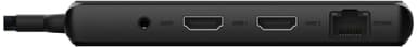 Unisynk 9 port 4K 100W USB-C hub (sort)
