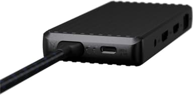Unisynk 9 port 4K 100W USB-C hub (sort)