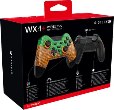 Gioteck WX-4 Plus Nintendo Switch trådløs kontroller (kuber)