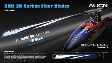 HD380AT 380 Carbon Fiber Blades