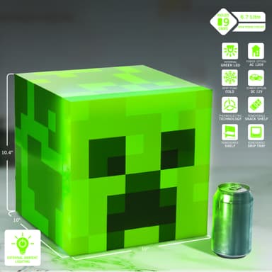 Ukonic Minecraft Creeper Block minikjøleskap