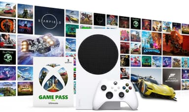 Xbox Series S 512GB Starter Pack samlepakke (hvit)