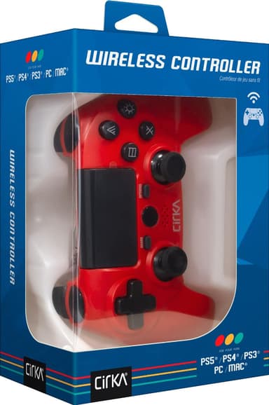 Hyperkin Cirka NuForce WLC PlayStation 4 trådløs kontroller (rød)