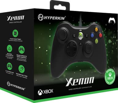 Hyperkin Cirka Xenon Xbox USB-C kablet kontroller (sort)