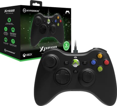 Hyperkin Cirka Xenon Xbox USB-C kablet kontroller (sort)