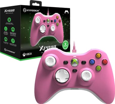 Hyperkin Cirka Xenon Xbox USB-C kablet kontroller (rosa)