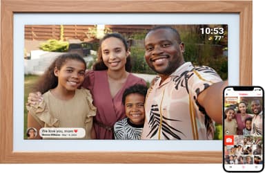 Denver Frameo 21,5" sosial fotoramme PFF-2162LW (brun)