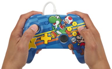 PowerA Nintendo Switch Enhanced USB kablet kontroller Mushroom Kingdom