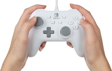 PowerA Nintendo Switch USB kablet kontroller (hvit)