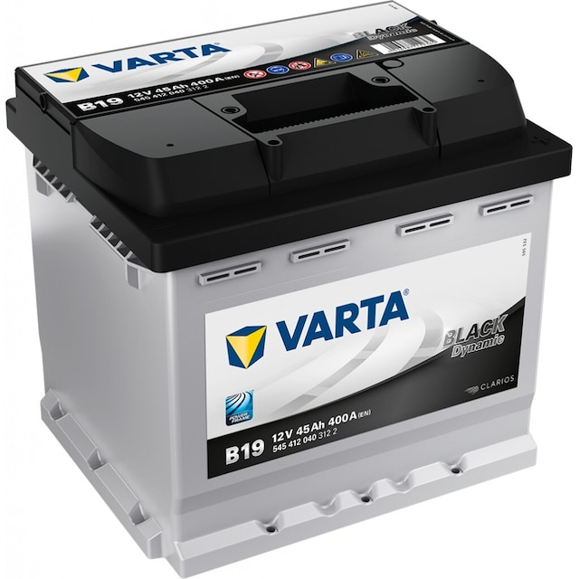 VARTA Black Dynamic Batteri 12V 45AH 400CCA (207x175x190/190mm) +høyre B19