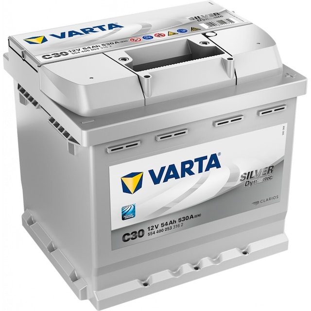 VARTA Silver Dynamic Batteri 12V 54AH 530CCA (207x175x190/190mm) +høyre C30