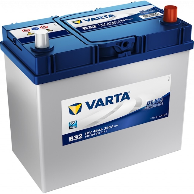 VARTA Blue Dynamic Batteri 12V 45AH 330CCA (238x129x200/227mm) +høyre B32