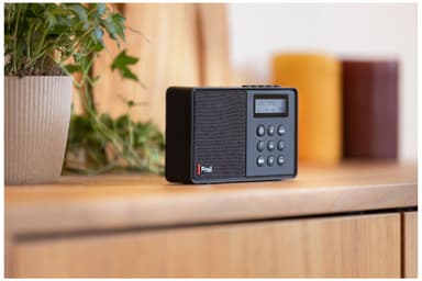 Pinell Micro portable lommeradio (sort)