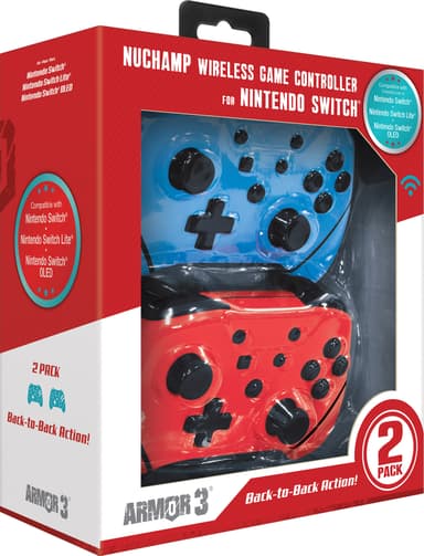 Hyperkin Nuchamp Nintendo Switch trådløs kontroller (2-pk)