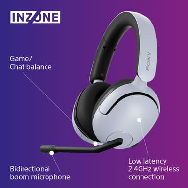 Sony Inzone H5 trådløst gaming headset (hvit)
