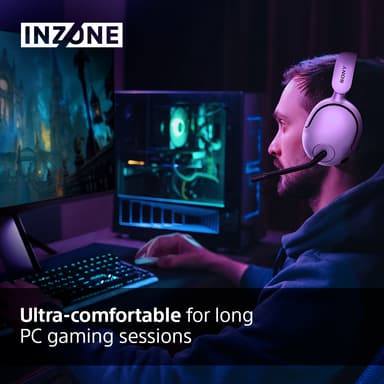 Sony Inzone H5 trådløst gaming headset (hvit)