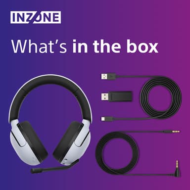 Sony Inzone H5 trådløst gaming headset (hvit)