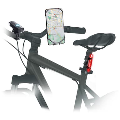 Sbs mobilholder med frontlys og baklys