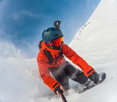 DJI Osmo Action basesett med buet klister