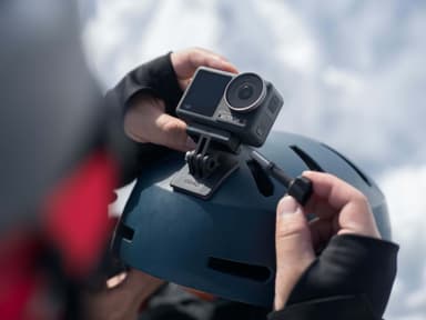 DJI Osmo Action basesett med buet klister
