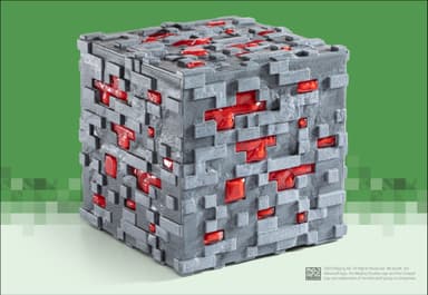 Minecraft Redstone Ore dekorativt lys
