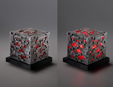 Minecraft Redstone Ore dekorativt lys