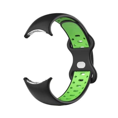 Twin klokkereim Google Pixel Watch 2 - Sort/lime