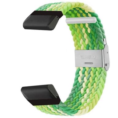 Flettet klokkereim Garmin Fenix 7 Pro - Gradient green