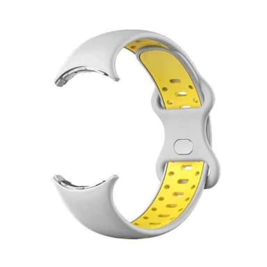 Twin klokkereim Google Pixel Watch 2 - Grå/gul