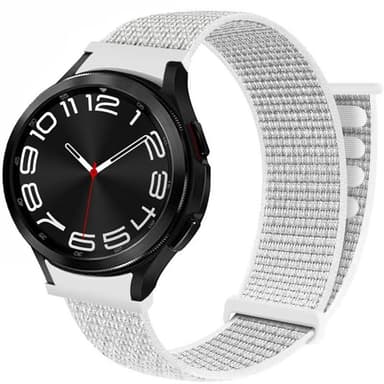 Nylon armbånd No-Gap Samsung Galaxy Watch 6 Classic (43mm) - Summit W