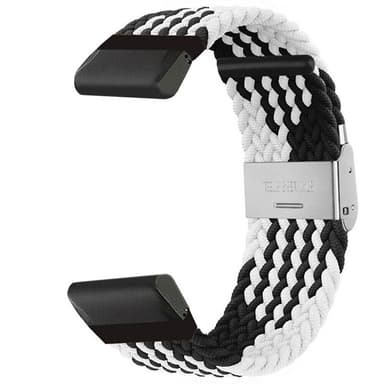 Flettet klokkereim Garmin D2 Bravo - Blackwhite