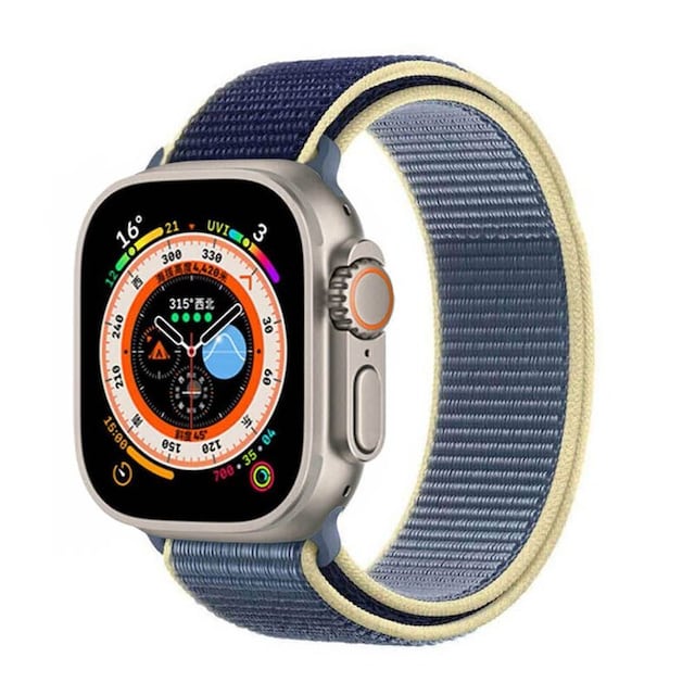 Nylon klokkerem Apple Watch Ultra 2 (49mm) - Artic Ocean Blue