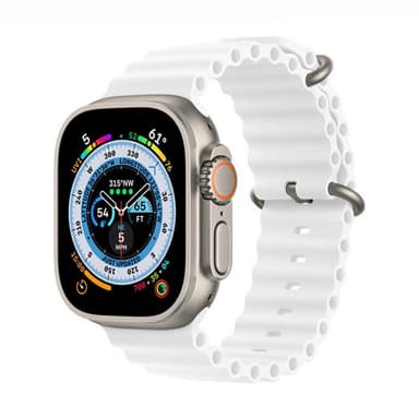 RIB Sport klokkerem Apple Watch Ultra 2 (49mm) - Hvit