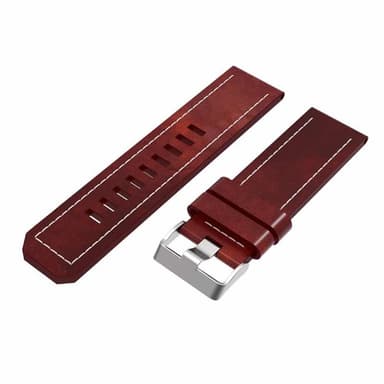 Lær klokkereim easyfit Garmin D2 Charlie - Brun