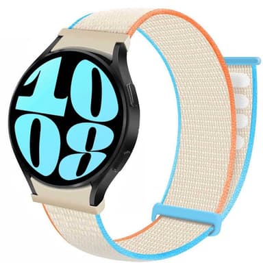 Nylon armbånd No-Gap Samsung Galaxy Watch 6 (40mm) - Cream