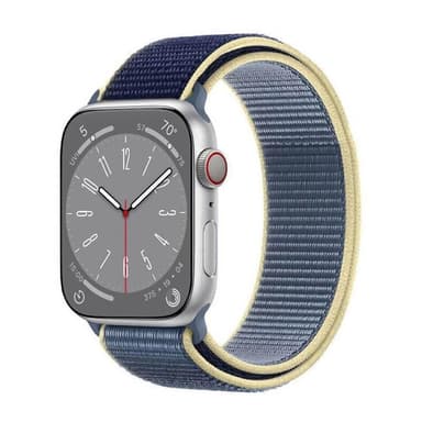 Nylon klokkerem Apple Watch 9 (41mm) - Artic Ocean Blue