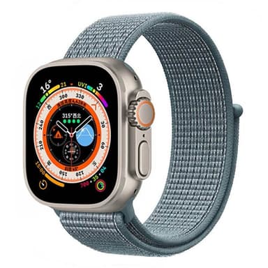 Nylon klokkerem Apple Watch Ultra 2 (49mm) - Celestial teal