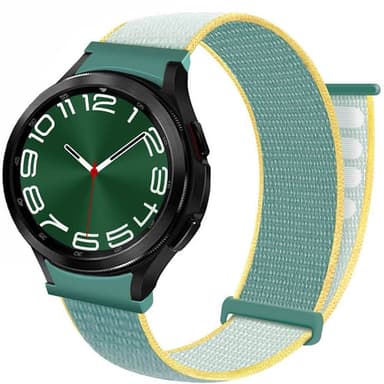 Nylon armbånd No-Gap Samsung Galaxy Watch 6 Classic (43mm) - Sunshine