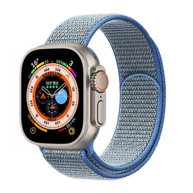 Nylon klokkerem Apple Watch Ultra 2 (49mm) - Tahoe Blue